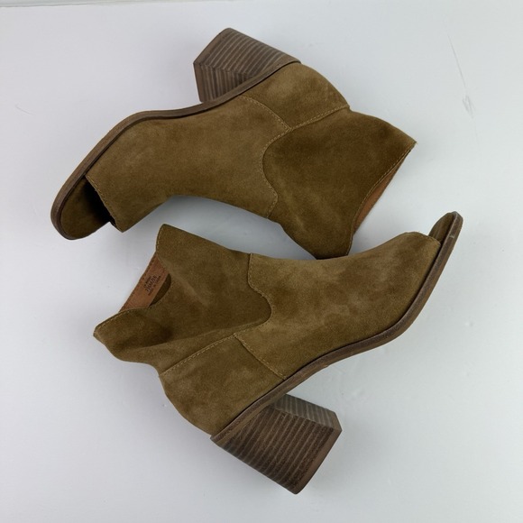 Lucky Brand Ryemi Tan Soft Suede booties size 7.5 M MSRP $130 - Picture 13 of 14